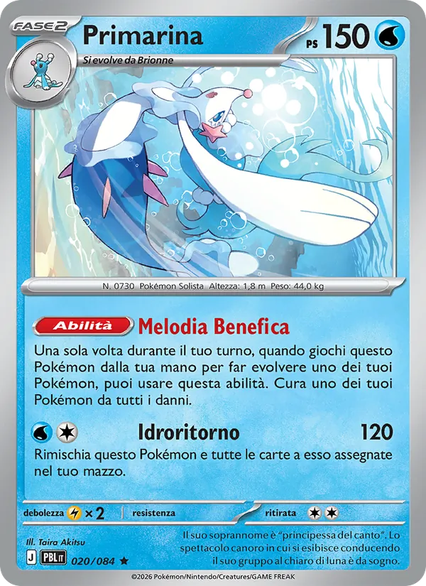 Primarina (PBL 020)