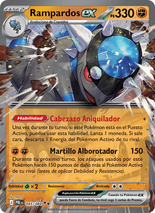 Rampardos ex (PBL 045)