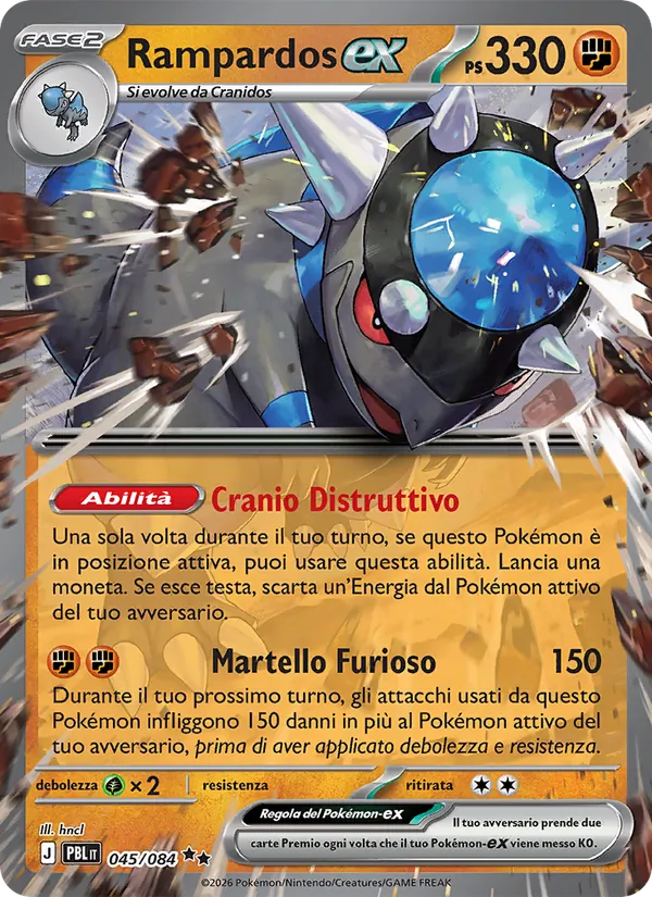 Rampardos ex (PBL 045)