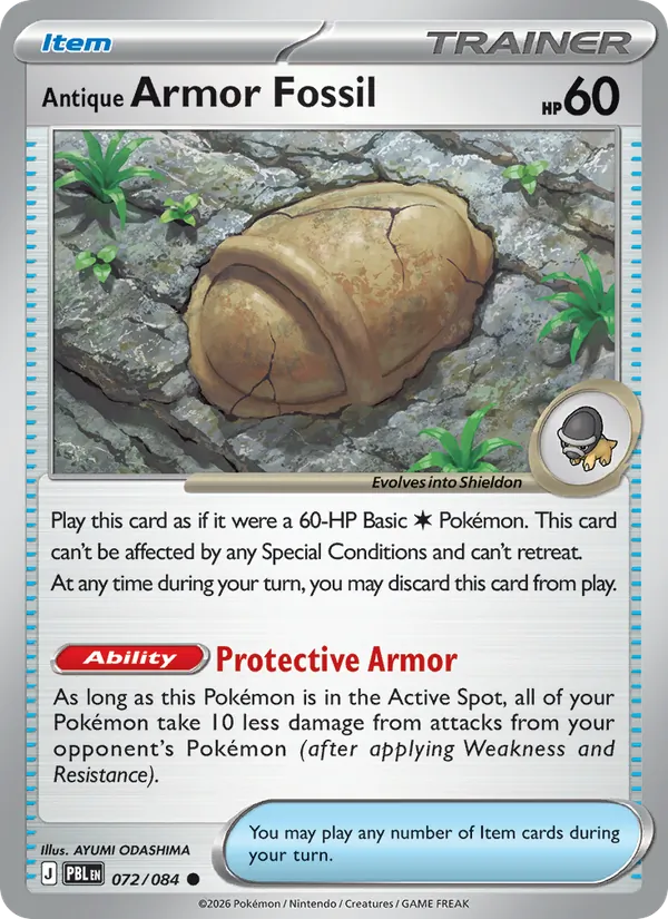 Antique Armor Fossil (PBL 072)