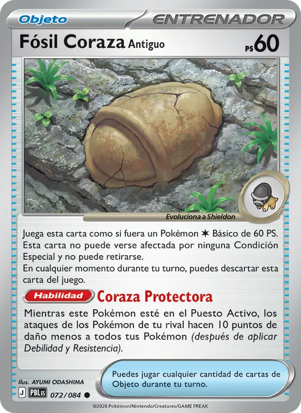 Antique Armor Fossil (PBL 072)