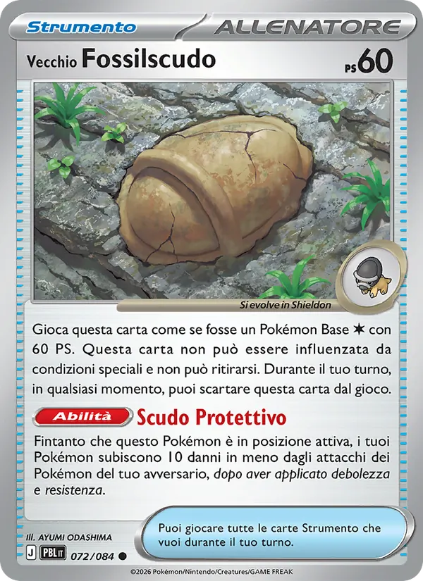 Antique Armor Fossil (PBL 072)