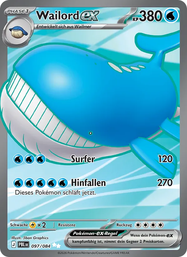 Wailord ex (PBL 097)