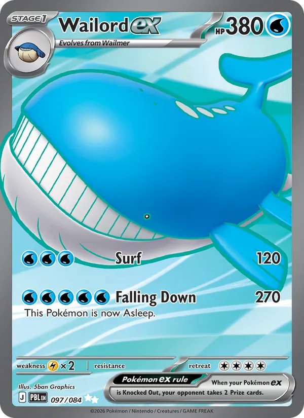 Wailord ex (PBL 097)