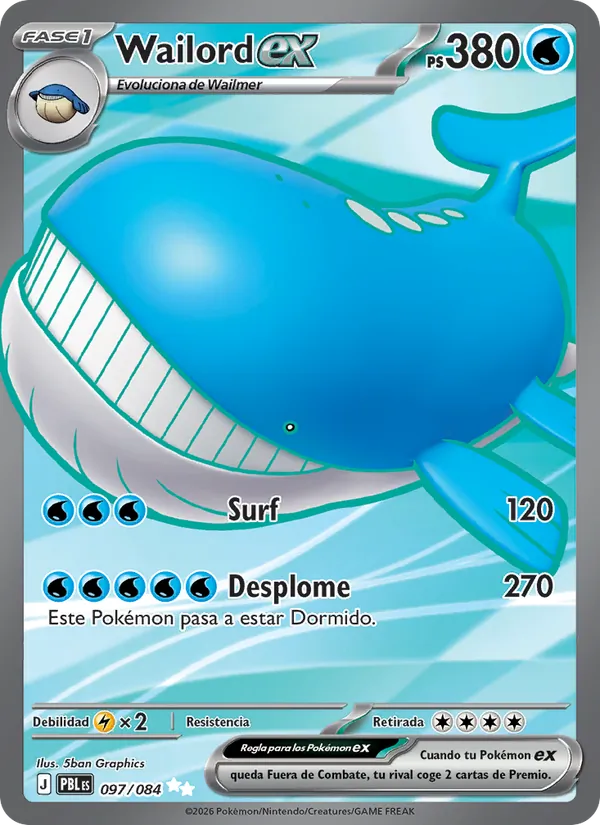 Wailord ex (PBL 097)
