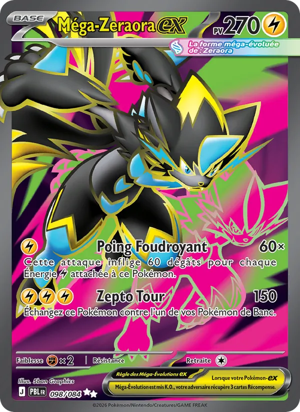 Mega Zeraora ex (PBL 098)