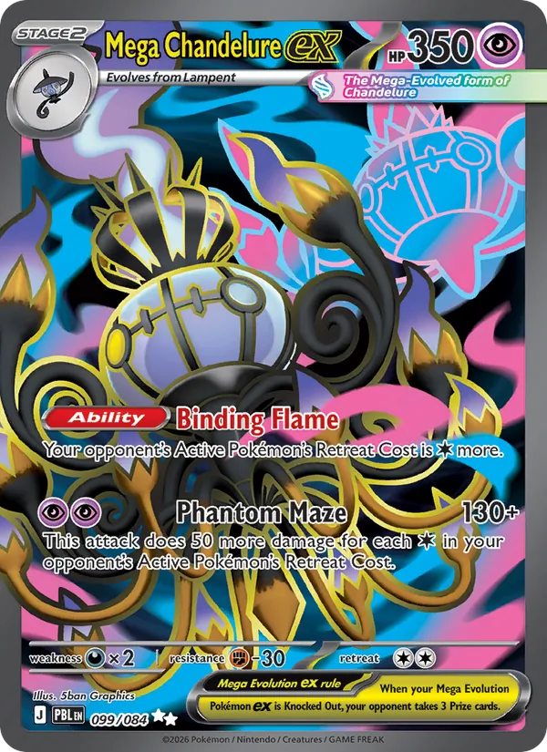 Mega Chandelure ex (PBL 099)