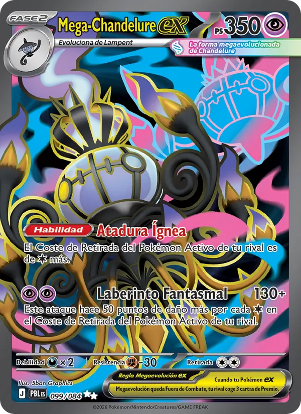 Mega Chandelure ex (PBL 099)