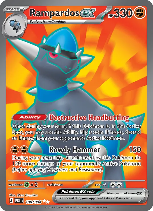 Rampardos ex (PBL 100)