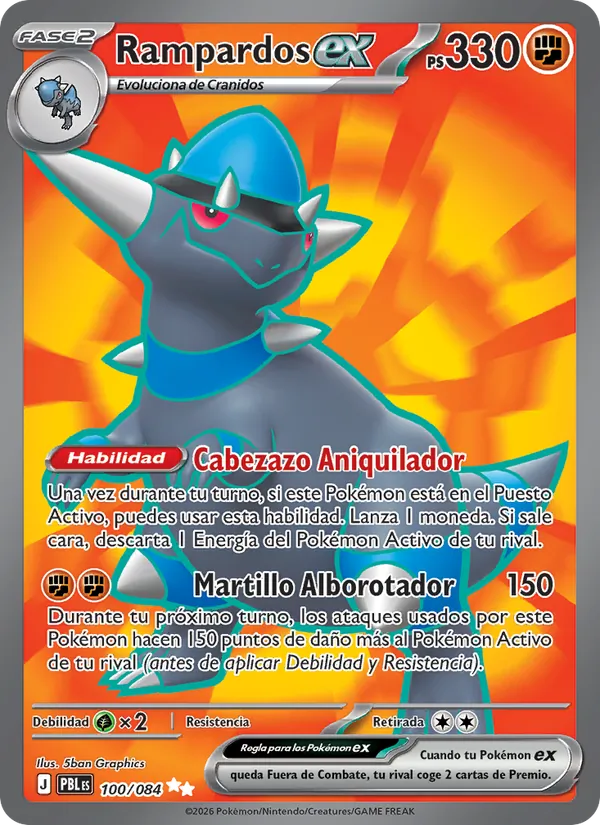 Rampardos ex (PBL 100)