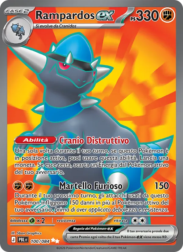 Rampardos ex (PBL 100)