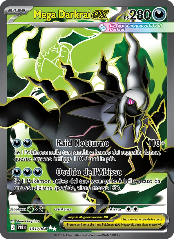 Mega Darkrai ex (PBL 101)