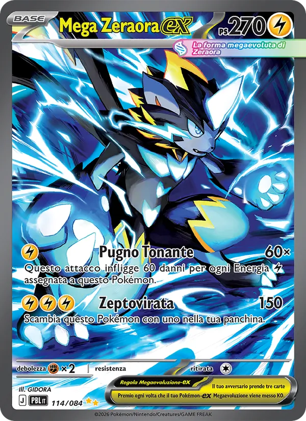 Mega Zeraora ex (PBL 114)