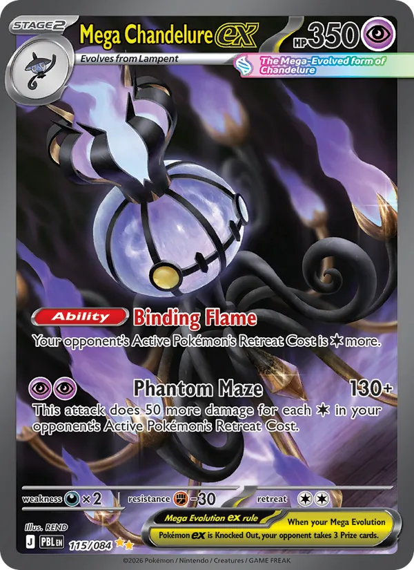 Mega Chandelure ex (PBL 115)