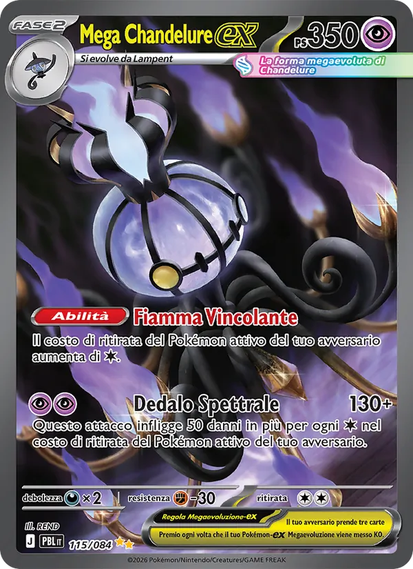 Mega Chandelure ex (PBL 115)