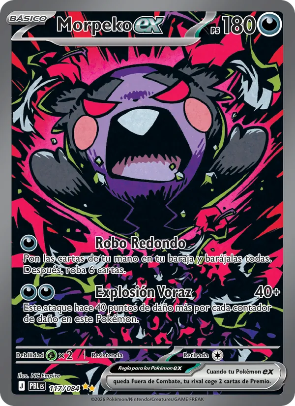 Morpeko ex (PBL 117)