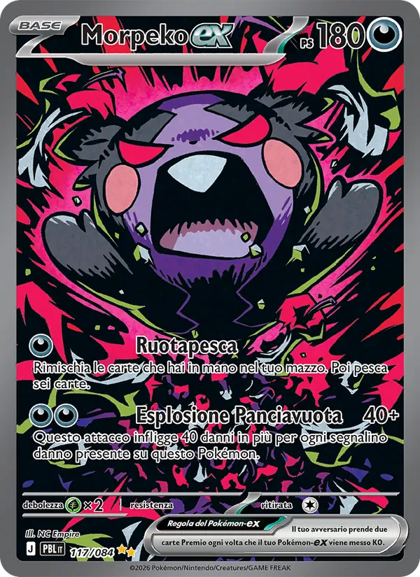 Morpeko ex (PBL 117)