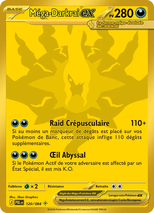 Mega Darkrai ex (PBL 120)