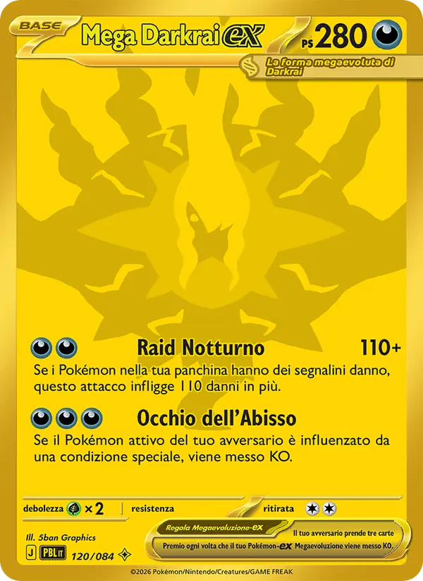 Mega Darkrai ex (PBL 120)