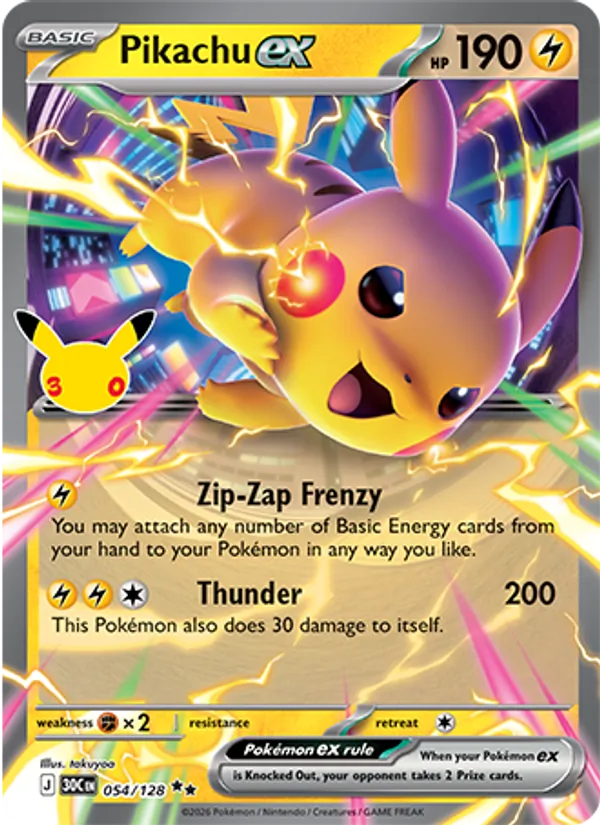 Pikachu ex (30C 054)